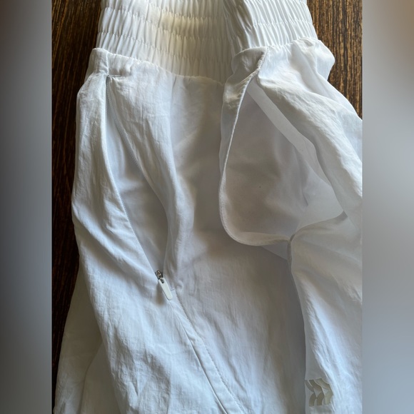 All In Motion HR Crinkle Shorts White with Pockets Lined XXL UPF 50+ Activewear - Picture 3 of 6